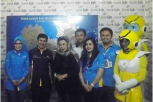 Stand BJB pameeran pembangunan HUT Kuningan.
